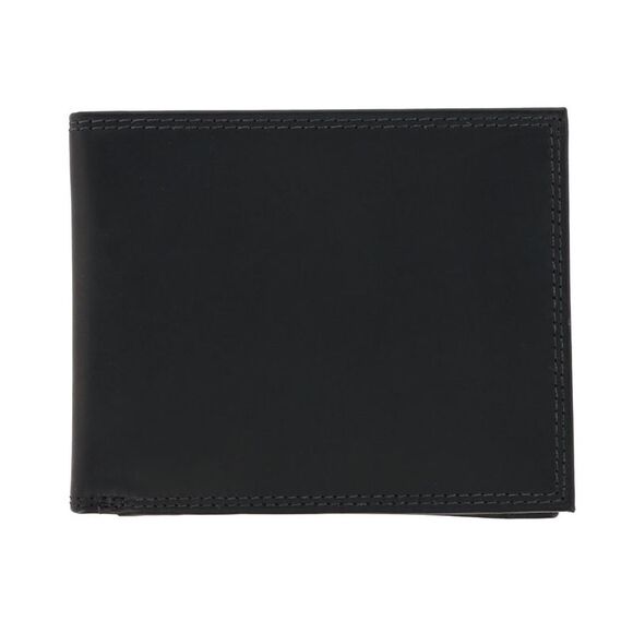 CTM Men's Pull Up Leather Bifold Wallet with Coin Pocket - Picture 1 of 5